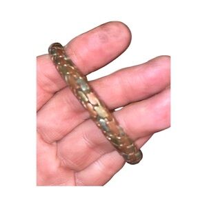 Braided Copper-Tone Bracelet Tibetan health bracelet